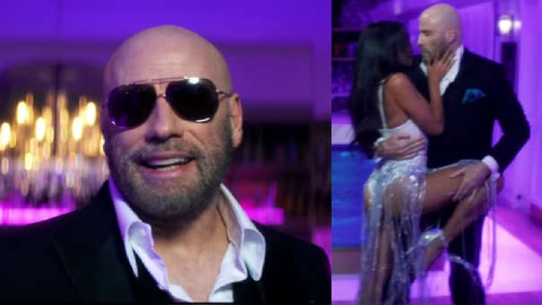 John Travolta une fuerzas con Pitbull y luce sus movimientos de baile en el videoclip 